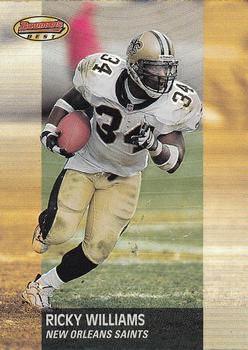 2001 Bowman's Best #45 Ricky Williams Front
