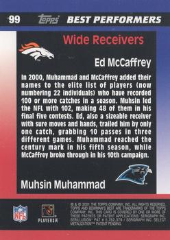2001 Bowman's Best #99 Muhsin Muhammad / Ed McCaffrey Back