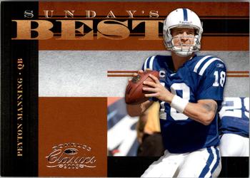 2008 Donruss Classics - Sunday's Best #SB-21 Peyton Manning Front