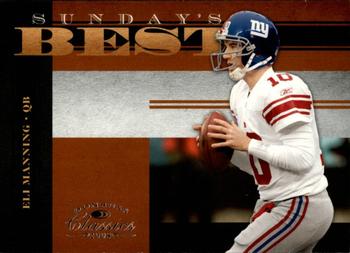 2008 Donruss Classics - Sunday's Best #SB-35 Eli Manning Front