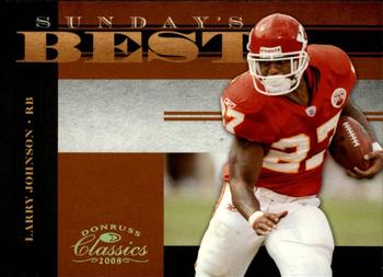 2008 Donruss Classics - Sunday's Best Gold #SB-7 Larry Johnson Front