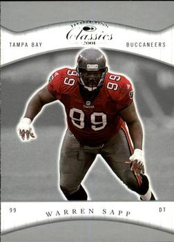 2001 Donruss Classics #91 Warren Sapp Front