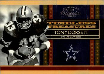 2008 Donruss Classics - Timeless Treasures #TT-2 Tony Dorsett Front