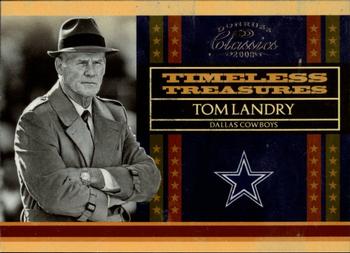 2008 Donruss Classics - Timeless Treasures #TT-3 Tom Landry Front