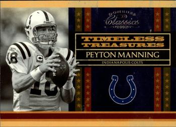 2008 Donruss Classics - Timeless Treasures #TT-5 Peyton Manning Front