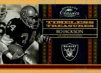 2008 Donruss Classics - Timeless Treasures Silver Holofoil #15 Bo Jackson Front