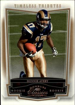 2008 Donruss Classics - Timeless Tributes Bronze #187 Donnie Avery Front
