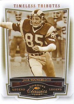 2008 Donruss Classics - Timeless Tributes Gold #134 Jack Youngblood Front