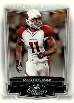2008 Donruss Classics - Timeless Tributes Silver #2 Larry Fitzgerald Front
