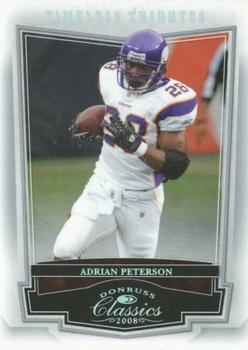 2008 Donruss Classics - Timeless Tributes Silver #56 Adrian Peterson Front