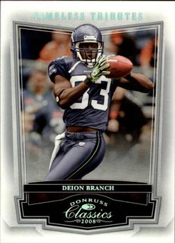 2008 Donruss Classics - Timeless Tributes Silver #88 Deion Branch Front