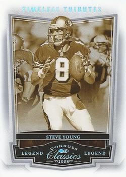 2008 Donruss Classics - Timeless Tributes Silver #125 Steve Young Front