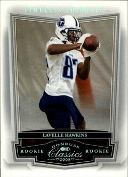 2008 Donruss Classics - Timeless Tributes Silver #249 Lavelle Hawkins Front