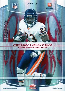 2008 Donruss Elite - Passing the Torch Red #PT-1 Gale Sayers / Devin Hester Back