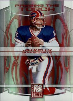2008 Donruss Elite - Passing the Torch Red #PT-5 Jim Kelly / Trent Edwards Front