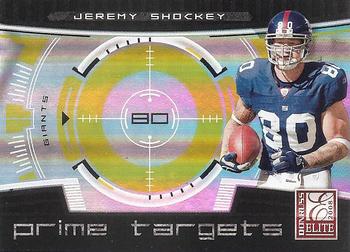 2008 Donruss Elite - Prime Targets Gold #PT-23 Jeremy Shockey Front