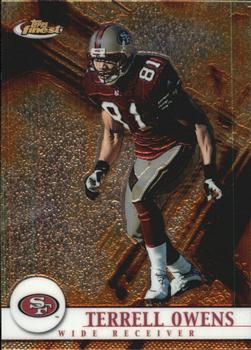 2001 Finest #18 Terrell Owens Front