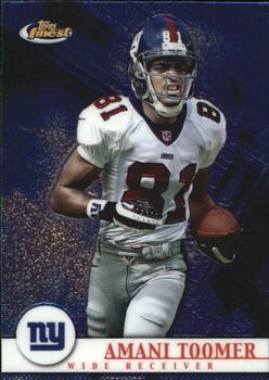 2001 Finest #86 Amani Toomer Front