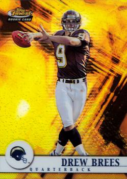 2001 Finest #127 Drew Brees Front
