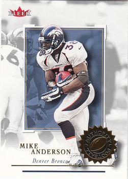 2001 Fleer Authority #45 Mike Anderson Front