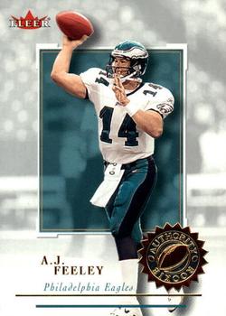 2001 Fleer Authority #151 A.J. Feeley Front