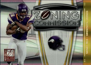2008 Donruss Elite - Zoning Commission Gold #ZC-7 Sidney Rice Front
