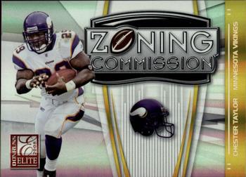 2008 Donruss Elite - Zoning Commission Gold #ZC-9 Chester Taylor Front