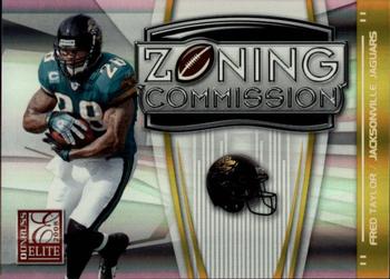 2008 Donruss Elite - Zoning Commission Gold #ZC-17 Fred Taylor Front