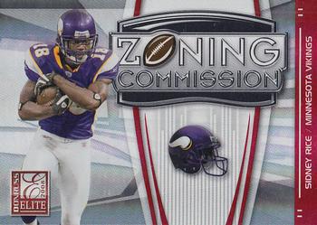 2008 Donruss Elite - Zoning Commission Red #ZC-7 Sidney Rice Front