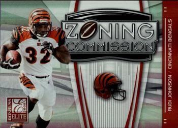 2008 Donruss Elite - Zoning Commission Red #ZC-11 Rudi Johnson Front