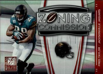 2008 Donruss Elite - Zoning Commission Red #ZC-17 Fred Taylor Front