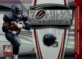 2008 Donruss Elite - Zoning Commission Red #ZC-20 Shaun Alexander Front