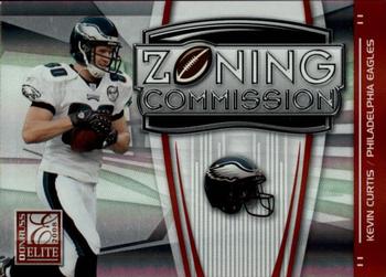 2008 Donruss Elite - Zoning Commission Red #ZC-28 Kevin Curtis Front