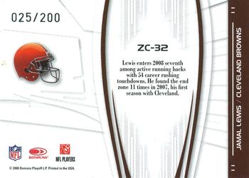 2008 Donruss Elite - Zoning Commission Red #ZC-32 Jamal Lewis Back