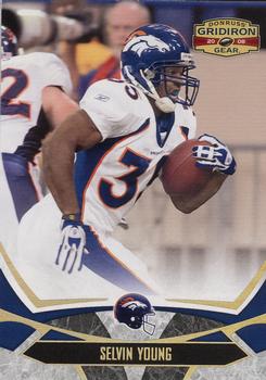 2008 Donruss Gridiron Gear - Gold Holofoil #31 Selvin Young Front