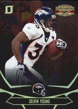 2008 Donruss Gridiron Gear - Gold Holofoil O's #31 Selvin Young Front