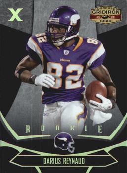 2008 Donruss Gridiron Gear - Gold Holofoil X's #123 Darius Reynaud Front