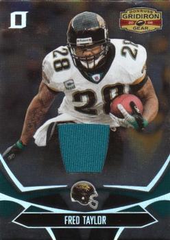 2008 Donruss Gridiron Gear - Jerseys O's #47 Fred Taylor Front
