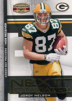 2008 Donruss Gridiron Gear - Next Generation Gold #NG-7 Jordy Nelson Front