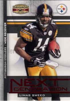 2008 Donruss Gridiron Gear - Next Generation Red #NG-13 Limas Sweed Front