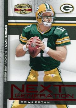 2008 Donruss Gridiron Gear - Next Generation Red #NG-31 Brian Brohm Front