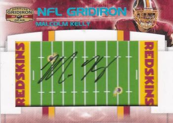 2008 Donruss Gridiron Gear - NFL Gridiron Rookie Signatures #NFLGR-11 Malcolm Kelly Front