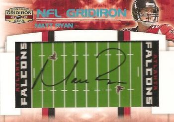 2008 Donruss Gridiron Gear - NFL Gridiron Rookie Signatures #NFLGR-27 Matt Ryan Front