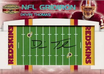 2008 Donruss Gridiron Gear - NFL Gridiron Rookie Signatures #NFLGR-31 Devin Thomas Front