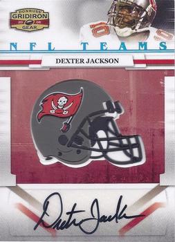 2008 Donruss Gridiron Gear - NFL Teams Rookie Signatures #NFLT-2 Dexter Jackson Front
