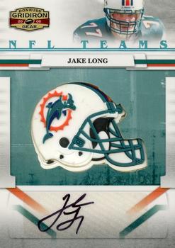 2008 Donruss Gridiron Gear - NFL Teams Rookie Signatures #NFLT-24 Jake Long Front