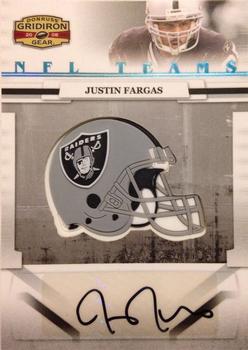 2008 Donruss Gridiron Gear - NFL Teams Veteran Signatures #NFLT-21 Justin Fargas Front