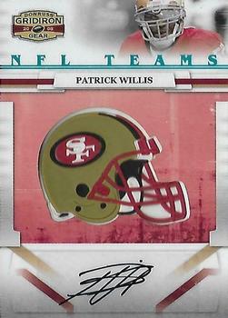 2008 Donruss Gridiron Gear - NFL Teams Veteran Signatures #NFLT-25 Patrick Willis Front