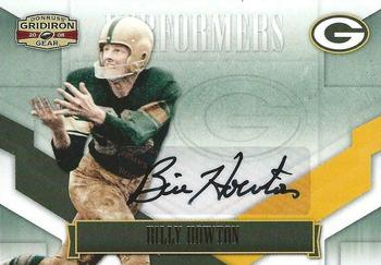 2008 Donruss Gridiron Gear - Performers Autographs #P-5 Billy Howton Front
