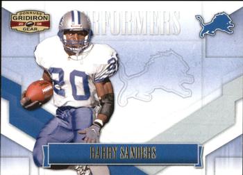2008 Donruss Gridiron Gear - Performers Gold #P-2 Barry Sanders Front